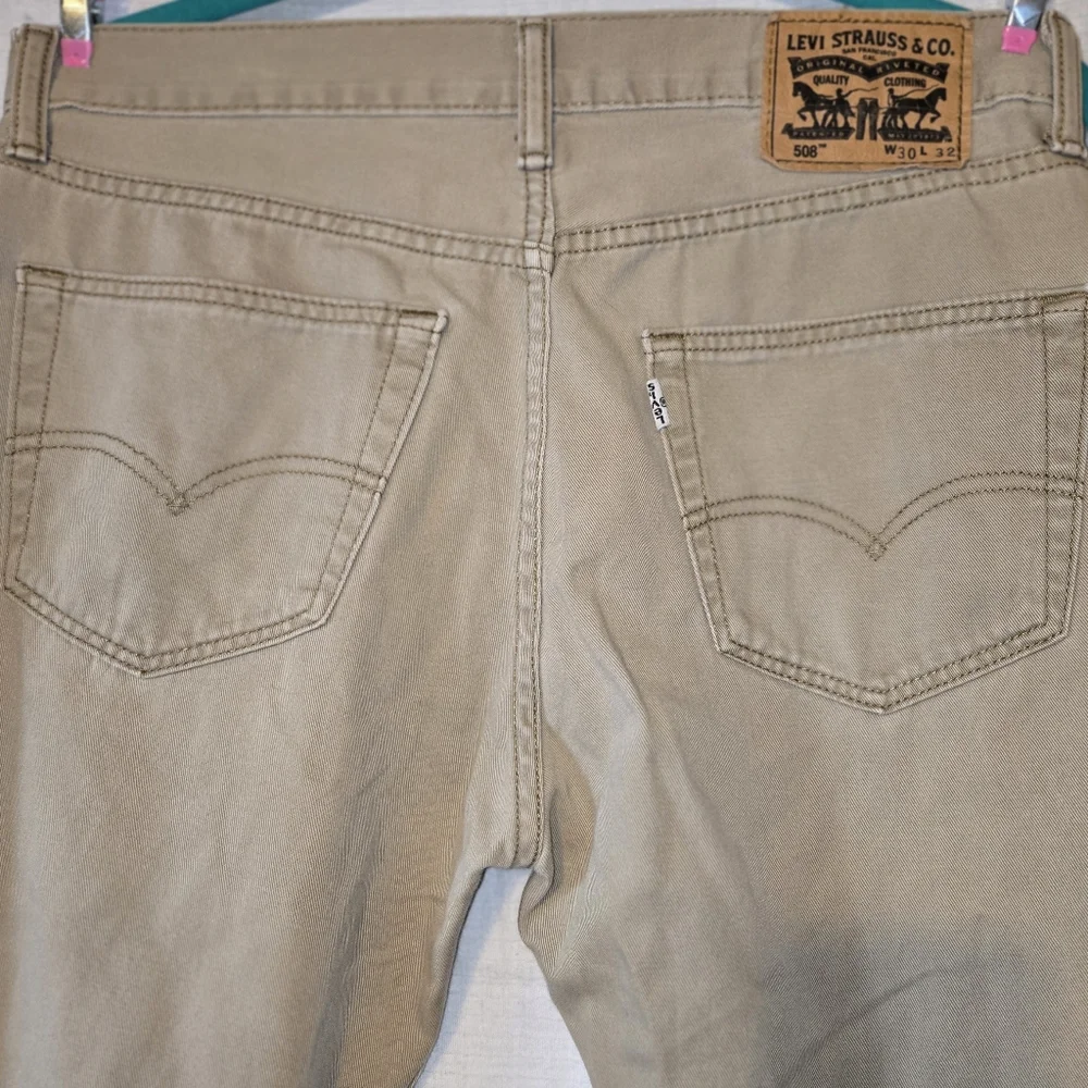 Men’s Levi’s 508 EUC Size 30x32 Khaki Soft Tan‎
